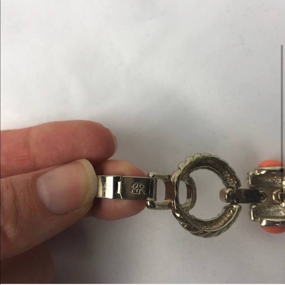 Banana Republic Gold Peach Bracelet & Earring Set - Picture 2 of 5